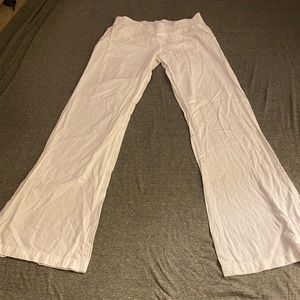Billabong white linen pants